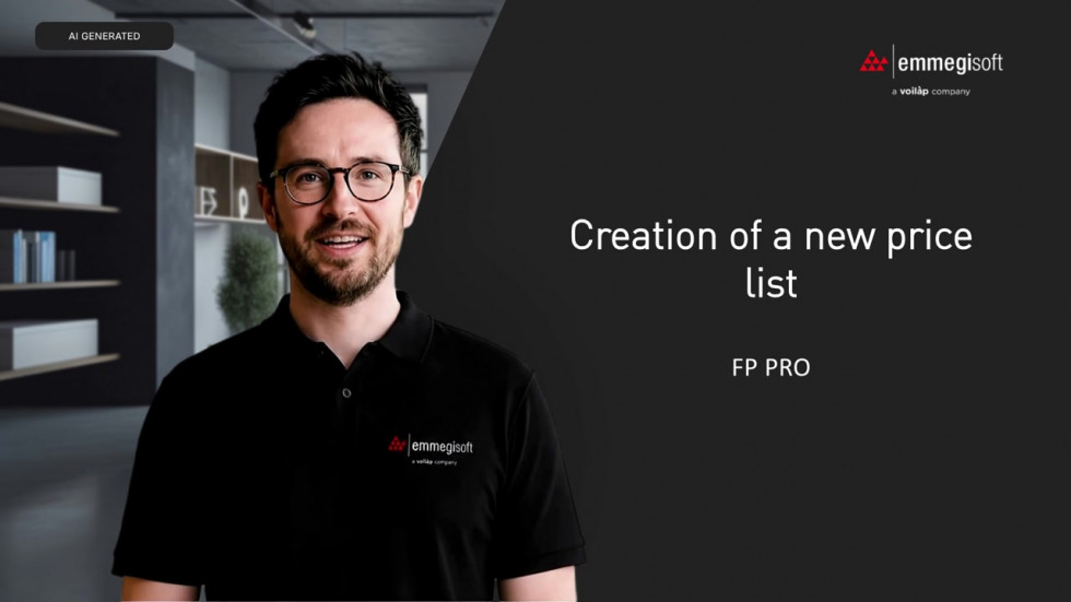 FP PRO - Creazione di un nuovo listino Emmegisoft